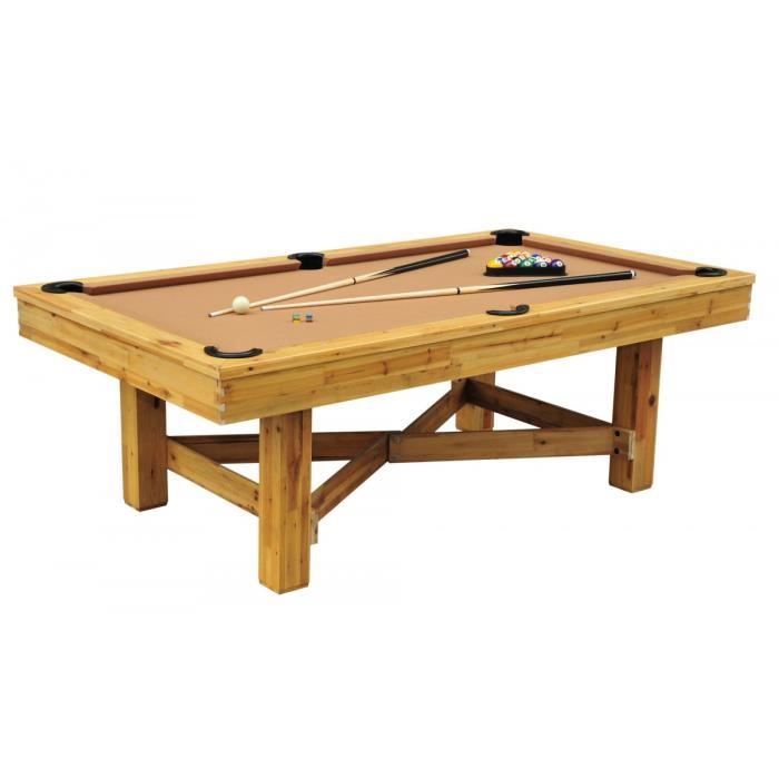 Billard Am ricain Prestige Cedar Wood Achat Vente Billard Cdiscount