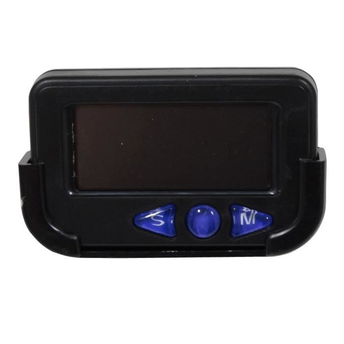 Horloge Numérique Tactile Pour Tableau De Bord Voiture - écran LED 46mm, Réglable Luminosité, Portable Pour Maison, Camping-car, Bureau