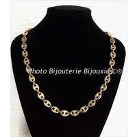 CHAINE DE COU SEULE Bracelet ou Chaîne Grain de café Plaqué Or Qualité CHAINE DE COU SEULE Bracelet ou Chaîne Grain de café Plaqué Or Qualité