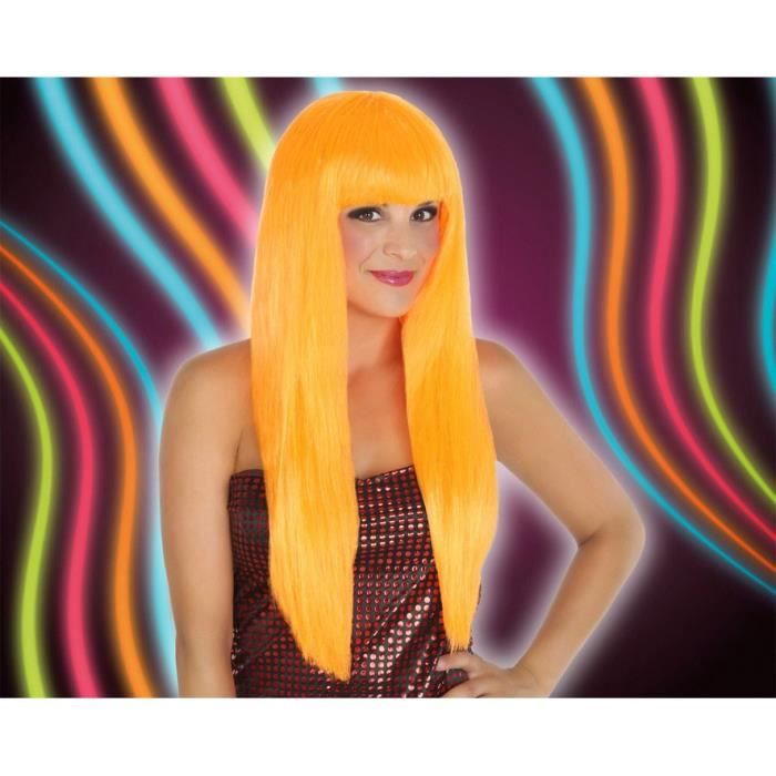 ATOSA Perruque Lisse Longue - Orange