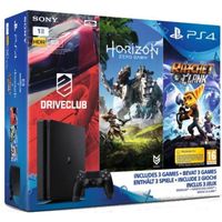 CONSOLE PS4 Nouvelle PS4 Slim 1 To + 3 Jeux : Horizon : Zero D CONSOLE PS4 Nouvelle PS4 Slim 1 To + 3 Jeux : Horizon : Zero D