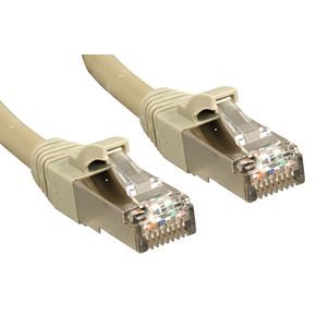 LINDY Câble réseau patch cat.6 S/FTP PIMF Premium - cuivre - LSOH - 500MHz - 7,5 m - gris