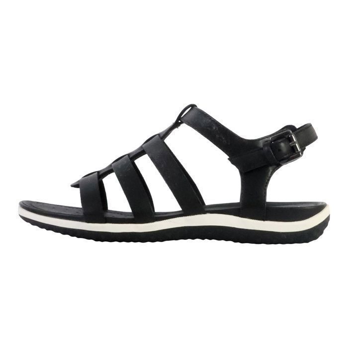 GEOX Sandales D SAND.VEGA Noir Femme