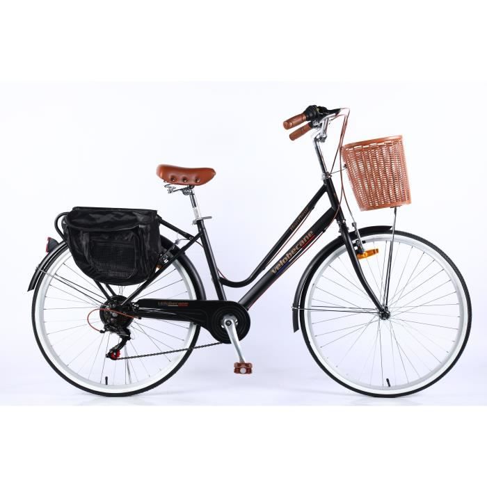 Velobecane Honfleur Vélo de ville Noir