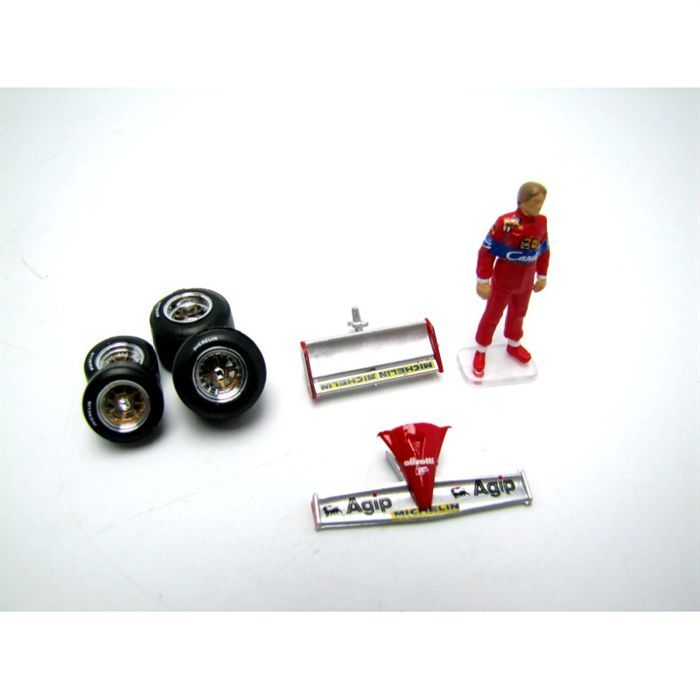 BRUMM 1/43 FERRARI Pilote + ailerons de 126 CK   Achat / Vente MODELE