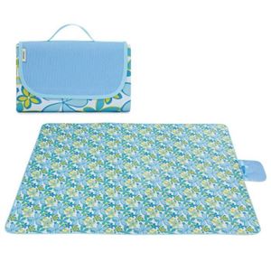 TAPIS D’EXTÉRIEUR 195x200 cm Couverture de Pique-Nique Oxford 600D T