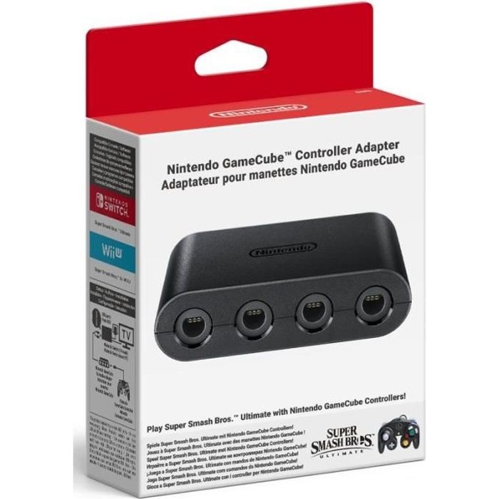 Adaptateur pour manettes Nintendo Gamecube pour Nintendo Switch