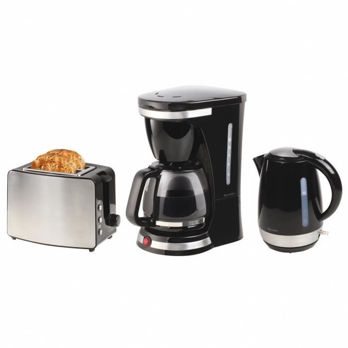 DOMOCLIP DOD137 Set petit déjeuner - Noir
