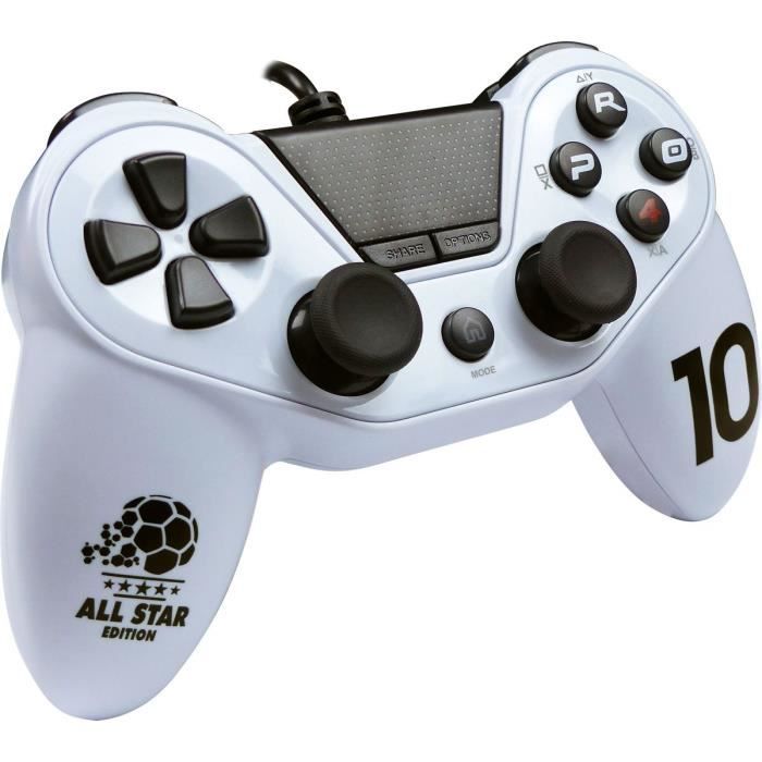 Manette Pro 4 Blanche pour PS4 et PC