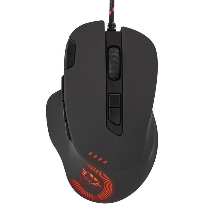 TRUST Souris Gamer GXT162 - 4000 dpi / 9 boutons