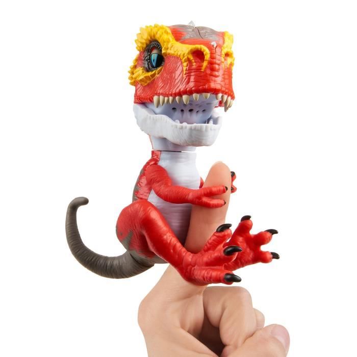 WOWWEE Fingerlings bébé T-Rex interactif Ripsaw - Rouge