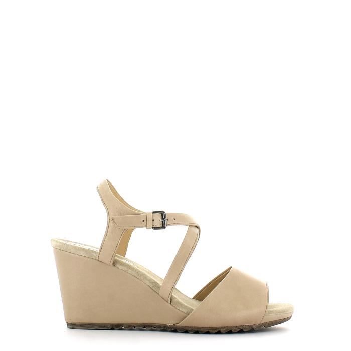Sandale Taupe Vente Geox Compensées Achat Femmes Sandales GUqMVLpjSz