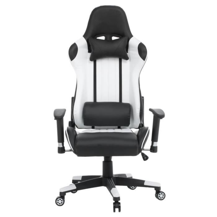 Gamer Appui Gaming Avec Chaise Fauteuil Racer Ergonomique Bureau Pc Racing De Tête nw08OvmN