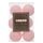 Lot de 6 bougies flottantes - Cire - Ø4,5x3 cm - R
