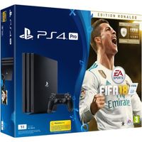 CONSOLE PS4 PS4 Pro 1 To + FIFA 18 Edition Ronaldo + PlayStati CONSOLE PS4 PS4 Pro 1 To + FIFA 18 Edition Ronaldo + PlayStati