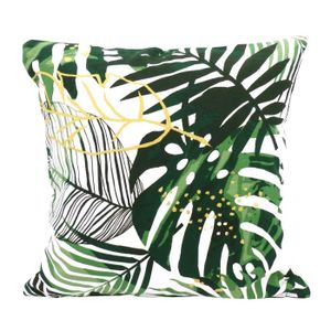 COUSSIN Coussin déco 100% coton imprimé PARADISE 45x45cm -