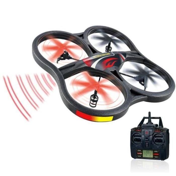 Ultra Drone Quadricoptere Tornado Caméra 300p- Radiocommandé