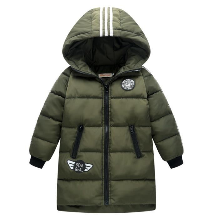 Doudoune Achat Vert Enfants Garçon Chaud Fille Manteau Mode UvUpwRr