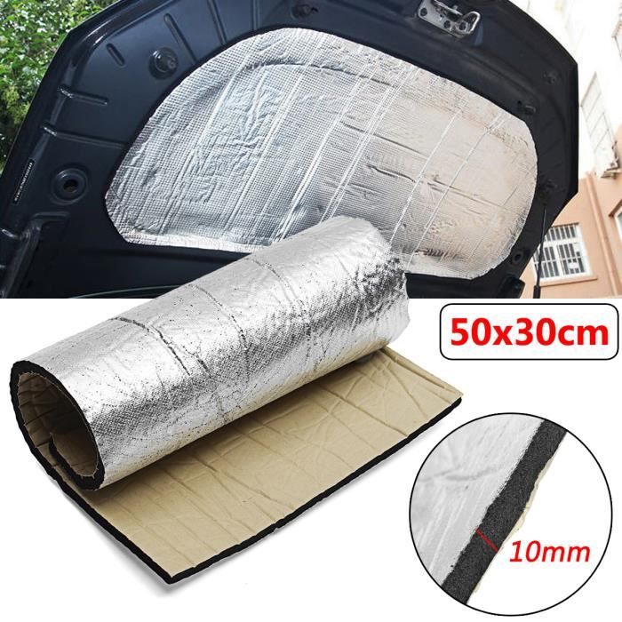 NEUFU 1x 10mm Tapis d'insonorisation Isolation Acoustique de Fibre de