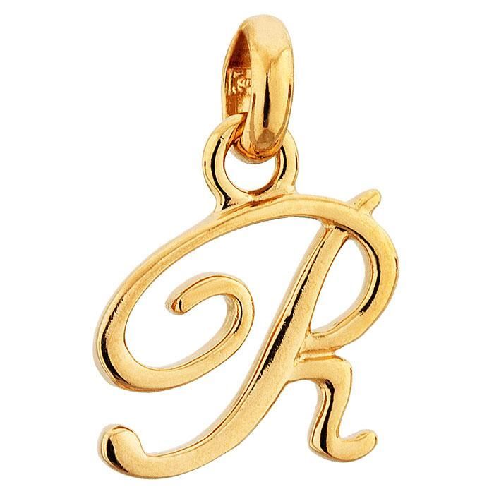lettre pendentif or