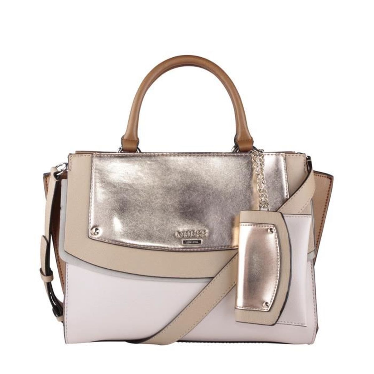 Sac Et Achat Guess Femme Main 8o0pknxznw Rose Porté Bandoulière Gold I76yvfgYb