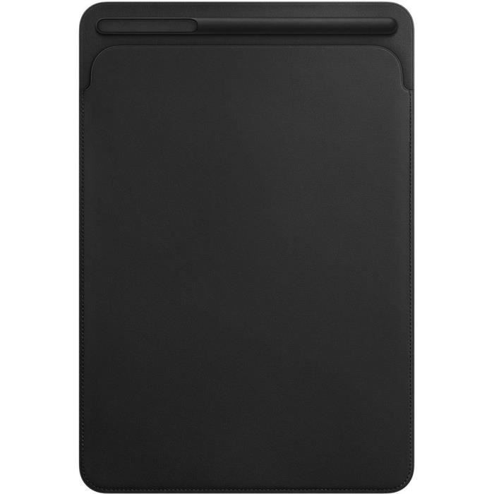 Étui en cuir pour iPad Pro 10,5 pouces - Noir