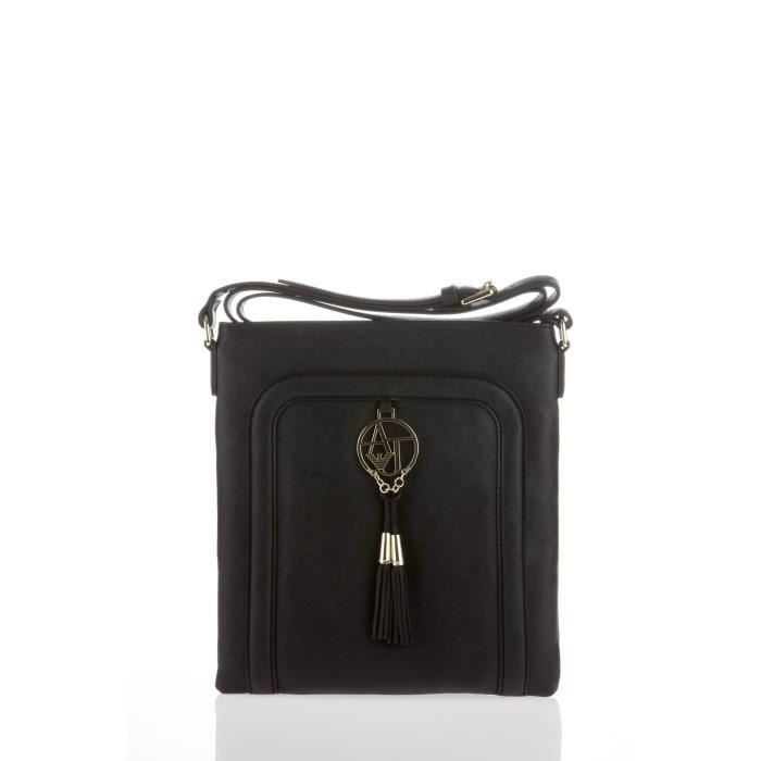 ARMANI JEANS - Sac Bandoulière Noir - Femme