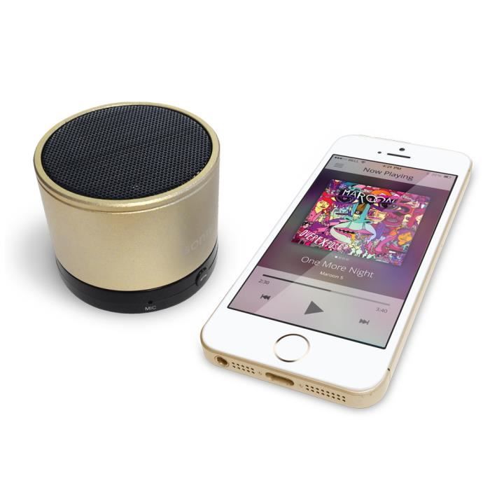 SONIVO SW100 Enceinte Portable Bluetooth Or enceinte