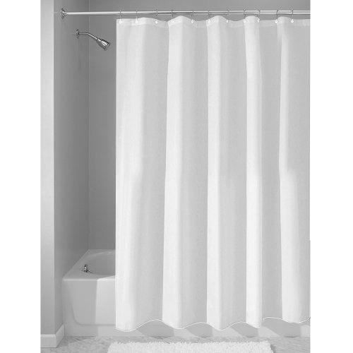 InterDesign 14686EU Rideau de Douche Tissu Imperméable Blanc 180 x ... InterDesign 14686EU Rideau de Douche Tissu Imperméable Blanc 180 x ...