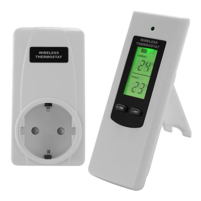 Jung | TR D A 1790 WW | Régulateur de température ambiante avec affichage standard - Thermostat d'ambiance 5 ... 30 ° C T... | Thermostat d'ambiance