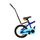 BIKE ORIGINAL Canne à vélo