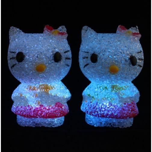 Led Eva Nuit Déco Toy Jouet Despicable Coloré 12cm Hello Kitty Lampe TkuwPlOXZi