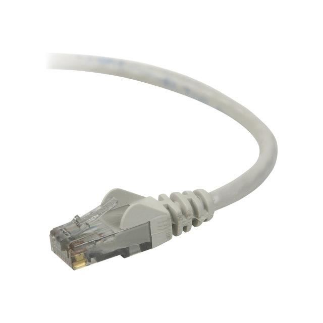 BELKIN Cordon de raccordement High Performance - RJ-45 (M) pour RJ-45 (M) - 10 m - UTP - CAT 6 - Gris