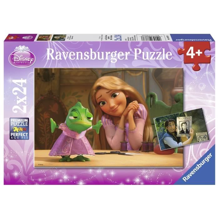 RAIPONCE Puzzle 2x24 pcs - Disney