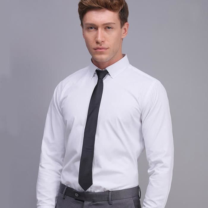 Chemise Business Homme Longue Manche Luxe Pour Blanche Marque 1wrxOIp1q