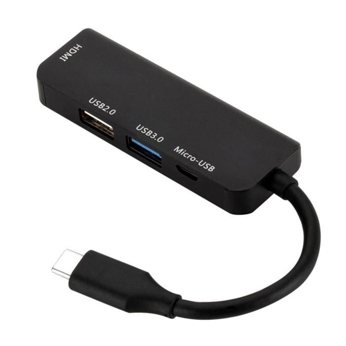 HUB 1080P Type-C vers USB2.0 / USB3.0 / HDMI /2