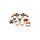 Kit deco CRF50 RS Orange - Dirt bike / Pit bike /