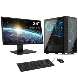 Pack PC Gamer, Intel i5, GTX1060, 250Go SSD, 2To