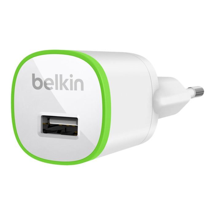 BELKIN Chargeur secteur USB - 1A - Blanc