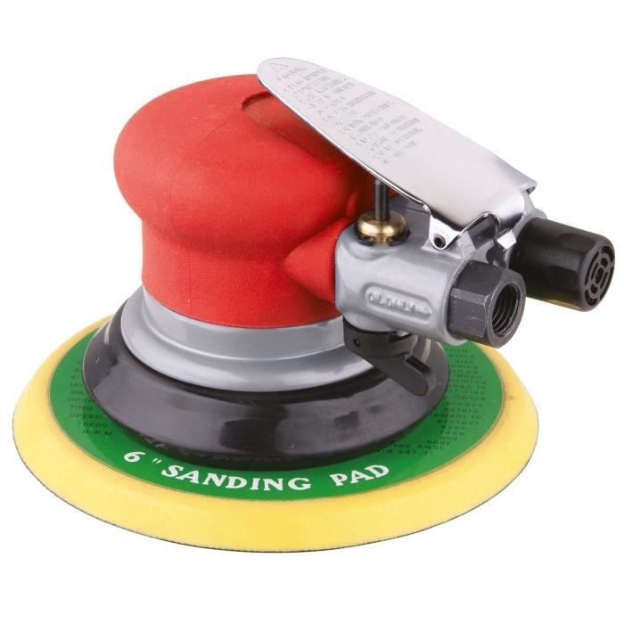MECAFER Ponceuse excentrique pneumatique avec plateau 150mm
