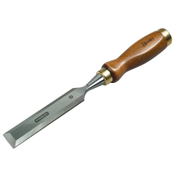 STANLEY Ciseau à bois manche bois 14mm