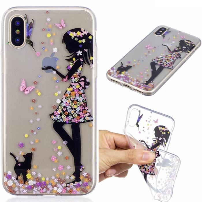 coque silicone iphone x fille coque silicone iphone x fille