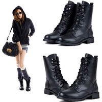 BOTTINE Bottines laçés femms Style PUNK et armée militaire BOTTINE Bottines laçés femms Style PUNK et armée militaire