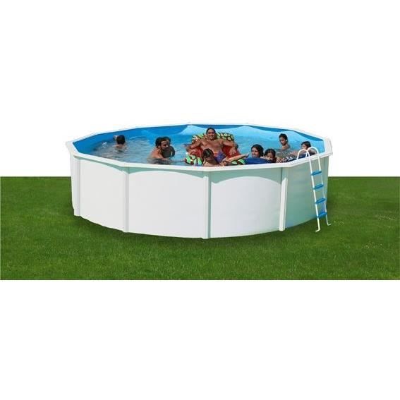 CANARIAS Piscine en acier circulaire 640x120