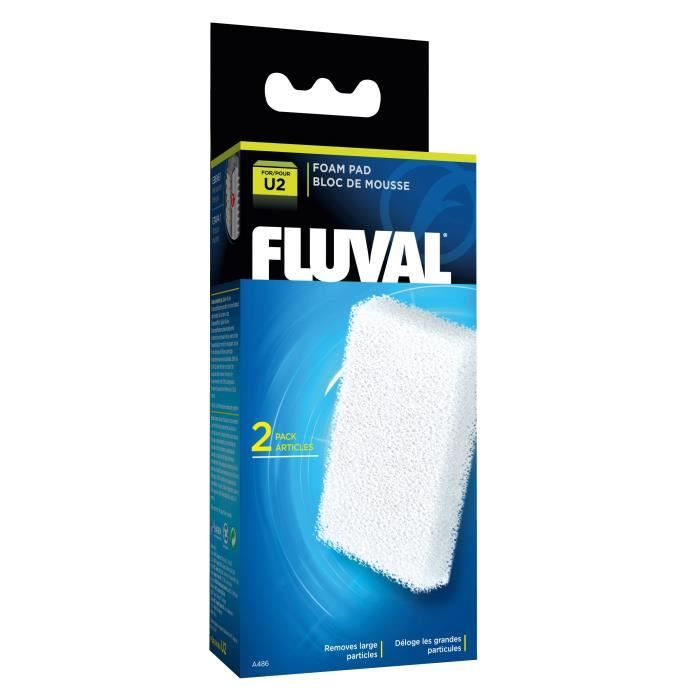 FLUVAL 2 blocs de mousses A470 - Pour aquarium