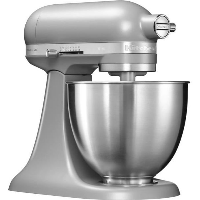 KITCHENAID Mini Artisan 5KSM3311XEFG Robot Pâtissier 3,3L - Gris graphite