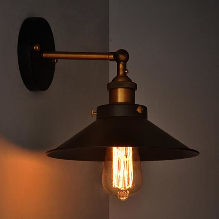 Applique Murale Luminaire Retro Diamètre Lampe Vintage Loft mur luminaires rétro Applique murale  Applique Murale Luminaire Retro