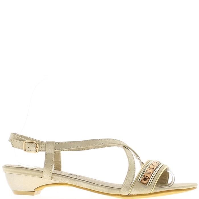 sandale a talon epais