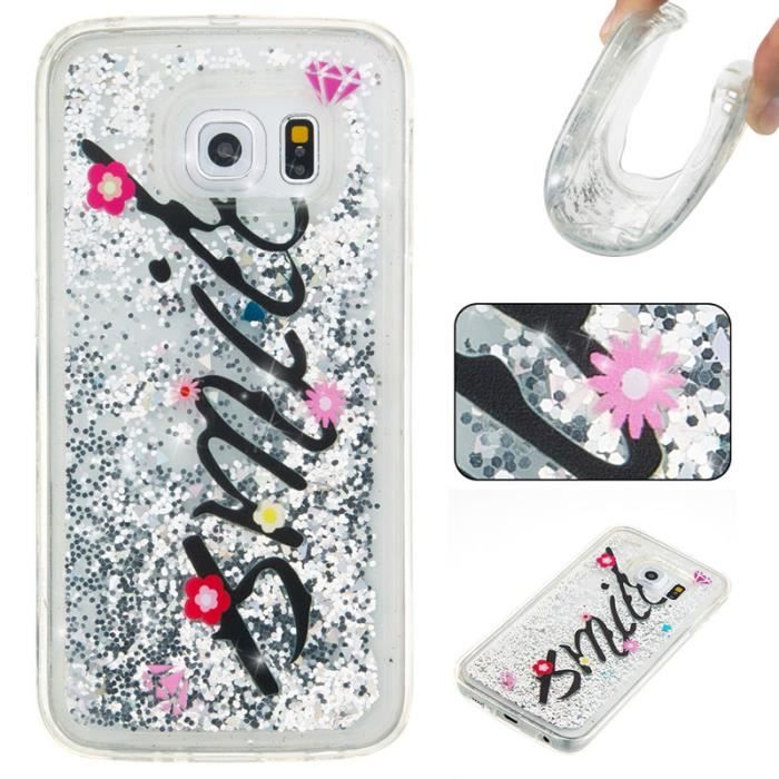 paillette coque pour samsung galaxy s6 paillette coque pour samsung galaxy s6