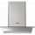 Hotte decorative 60cm inox et verre